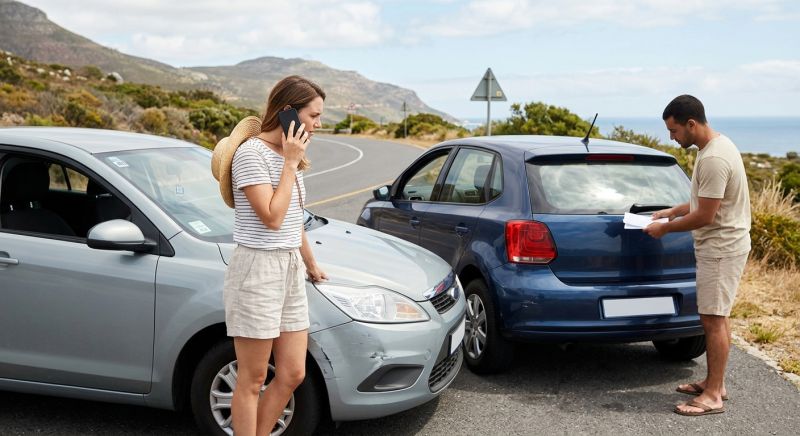 Accident avec une voiture de location en vacances : que faire ?